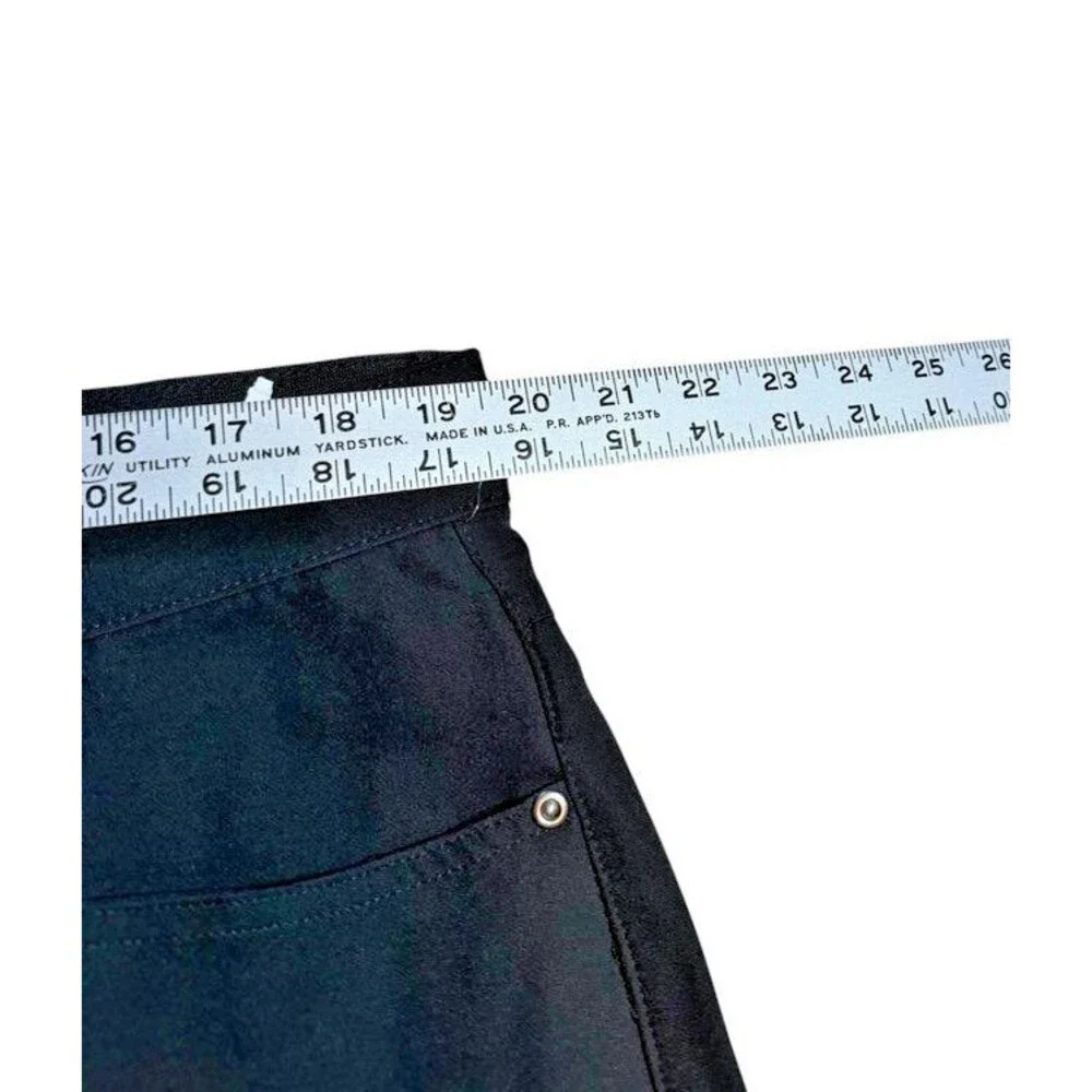 Luke & Dutch Pants Mens Size 38x30 Black 2 Way Stretch Office Golf Casual